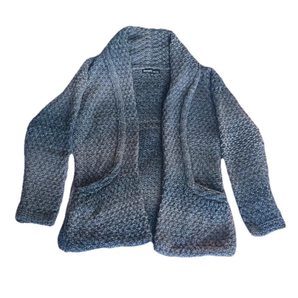 Berretti Cozy Cardigan Knit Wool Sweater M